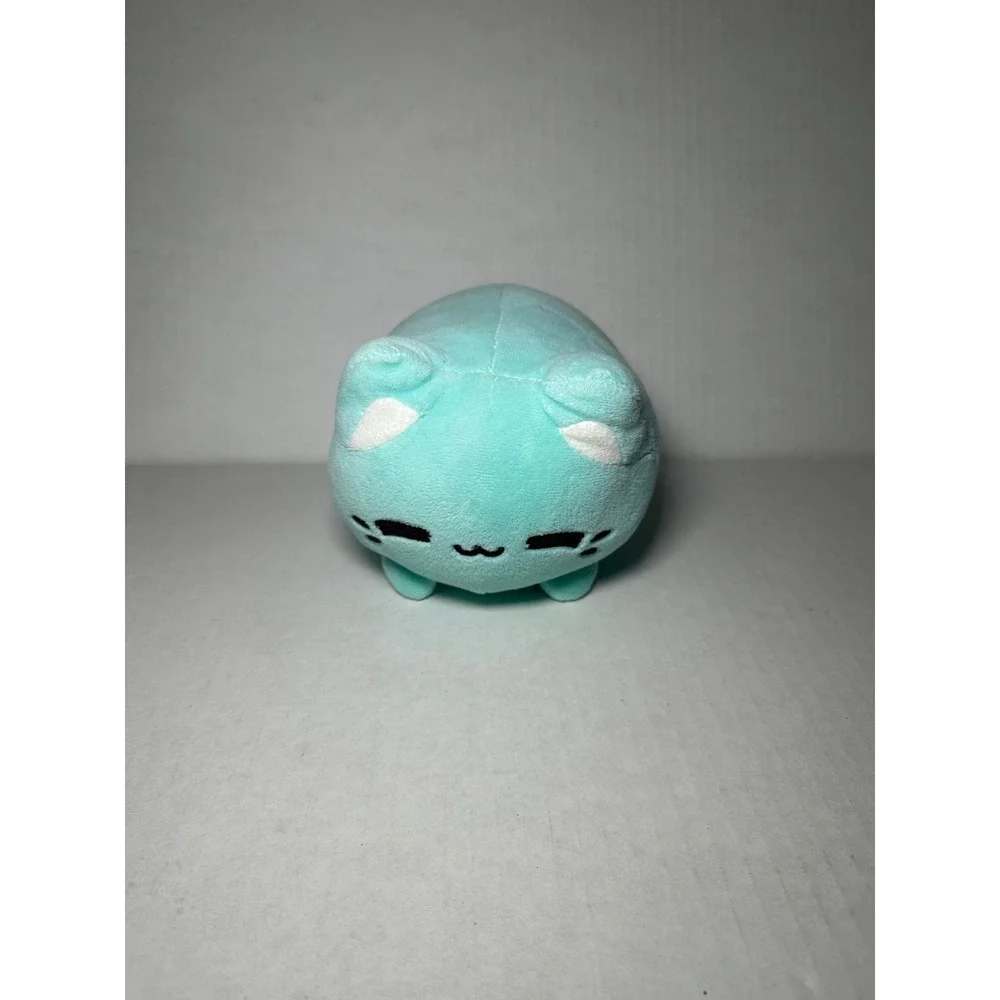 Aurora Meowchi Mint Mochi Cat Plush 5 Inch Mint Teal Stuffed Animal Kitten